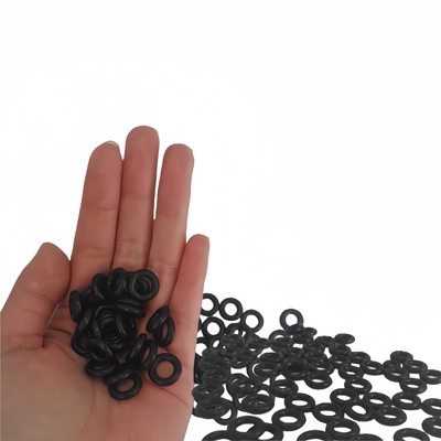سد أنابيب النفط NBR FKM HNBR EPDM المطاط الأسود الصغير O حلقة الختم تقبل تخصيص