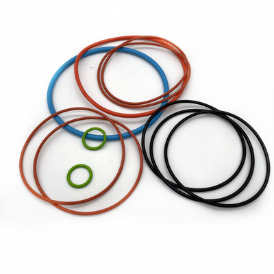 الختم المخصص AS568 NBR FKM EPDM السيليكون المطاطي المسطح O-Ring في الأحجام القياسية والطبيعية