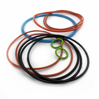 الختم المخصص AS568 NBR FKM EPDM السيليكون المطاطي المسطح O-Ring في الأحجام القياسية والطبيعية