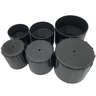 2-7/8" 3 1/8" HDPE PP محافظات خيوط الأنابيب البلاستيكية لصناعة الحفر النفطي