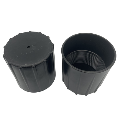 2 3/8 " 2 7/8 " 3 1/2 " EUE أنابيب الحماية الخيوط البلاستيكية الأسود اللون