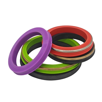 نطاق درجة الحرارة -200C إلى 200C حلقات الختم Weco مصنوعة من NBR HNBR FKM PTFE