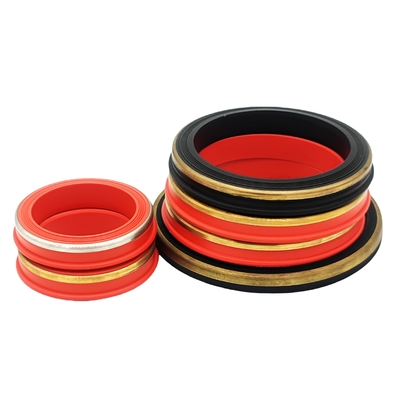 نطاق درجة الحرارة -200C إلى 200C حلقات الختم Weco مصنوعة من NBR HNBR FKM PTFE