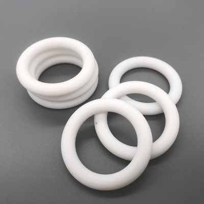 حلقات مطاطية مسطحة PTFE مقاومة للكيماويات حجم / لون / صلابة