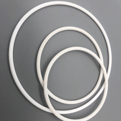 حلقات مطاطية مسطحة PTFE مقاومة للكيماويات حجم / لون / صلابة