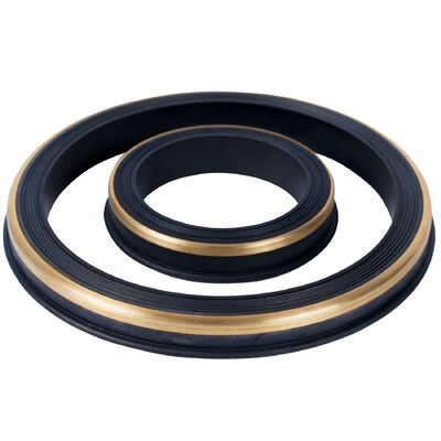NBR 80 الشاطئ A مهرجان اتحاد المطرقة مع حلقة دعم نحاس 2 "، 3" ، 4" الأحجام للشخصية 1502 المرافق النفطية الدرجة عالية الضغط المسمار المطاطية لأنظمة متعددة