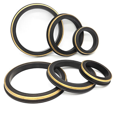 NBR 80 الشاطئ A مهرجان اتحاد المطرقة مع حلقة دعم نحاس 2 "، 3" ، 4" الأحجام للشخصية 1502 المرافق النفطية الدرجة عالية الضغط المسمار المطاطية لأنظمة متعددة