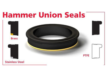 FIG 602/1002/1502 الأسود NBR HNBR FKM PTFE مهرّج الاتحاد المطرقة مع النحاس/الحلقة المقاومة للصدأ