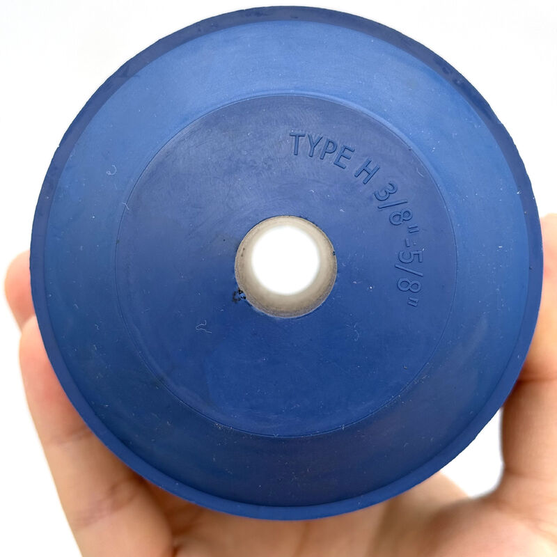 45 Shore Blue Type H 3/8"-5/8" ماسحة خط مطاطية موفرة للزيت لمعدات خط الأسلاك